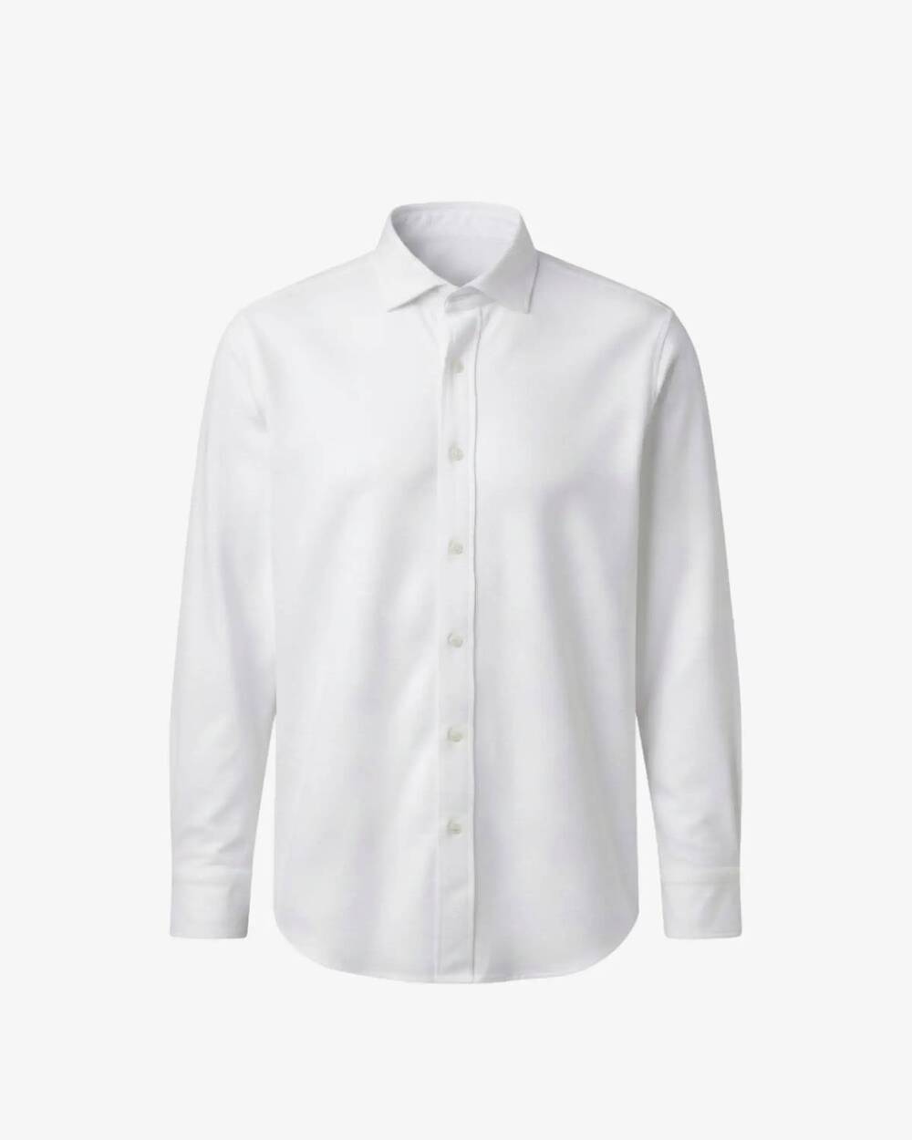 NEW APPAMAN boy's standard stretch shirt in white